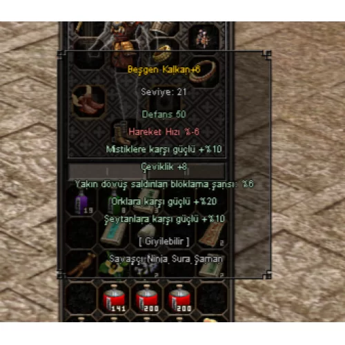  20 ORK 6 BLOCK 8 ÇEVİKLİK BEŞGEN KALKAN +6 5 EFSUN